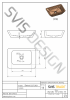 S.V.I.S. Design UMYWALKA 50 CM TERRA BUK LAKIER MATOWY NATURALNY